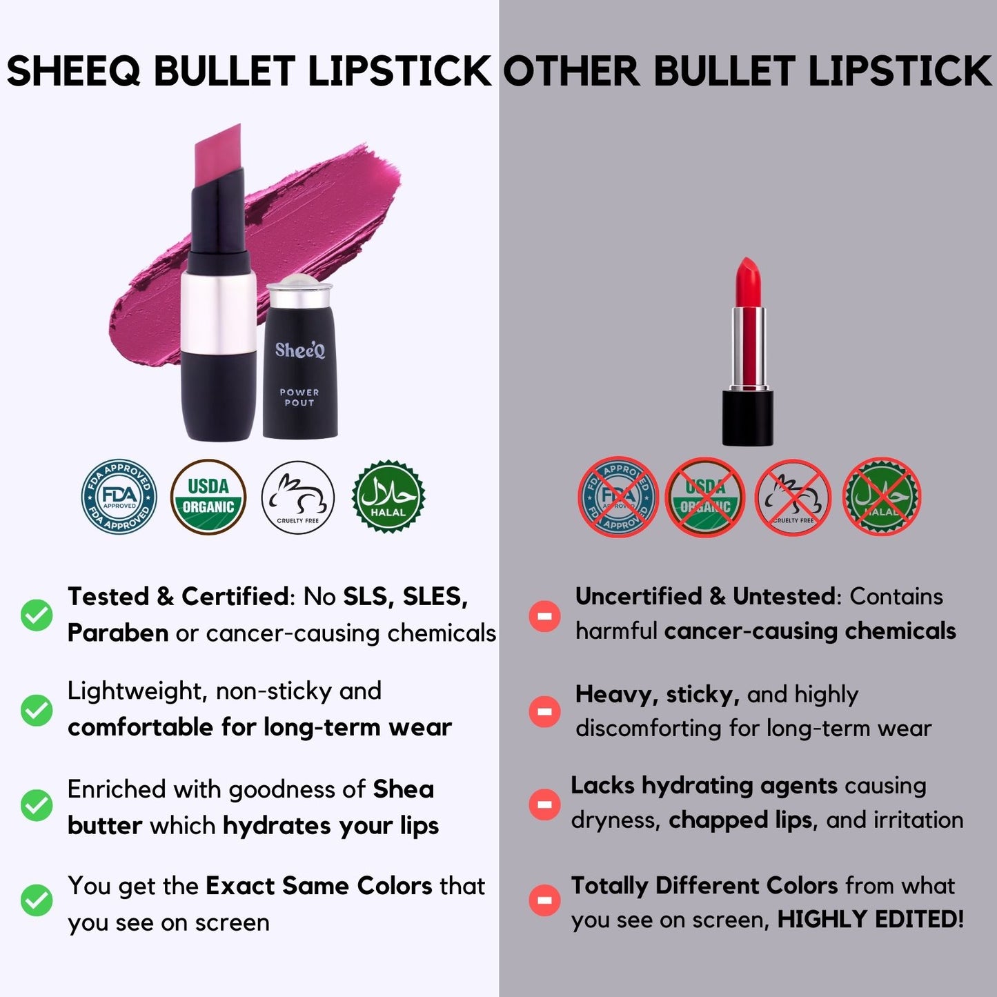 Power Pout - Creamy Matte Bullet Lipstick