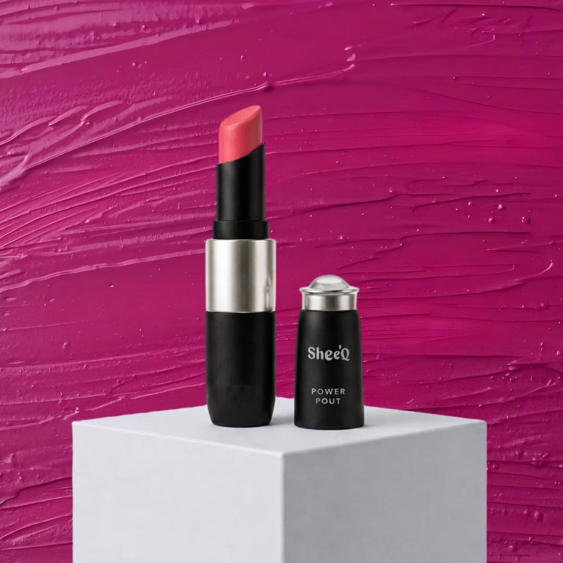 Power Pout - Creamy Matte Bullet Lipstick - Candy - 01