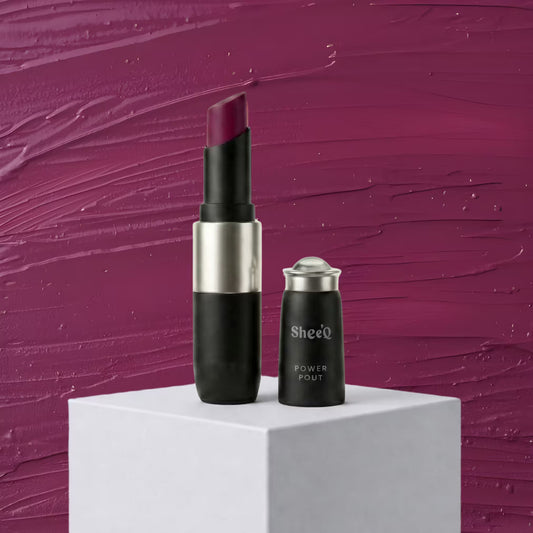 Power Pout - Creamy Matte Bullet Lipstick - Mulberry Muse - 05
