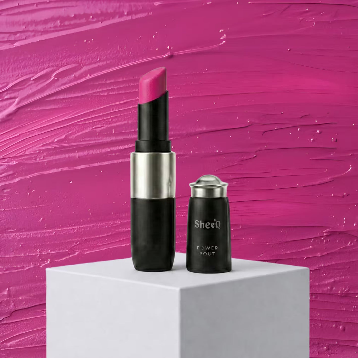 Power Pout - Creamy Matte Bullet Lipstick - Petal Pink - 08