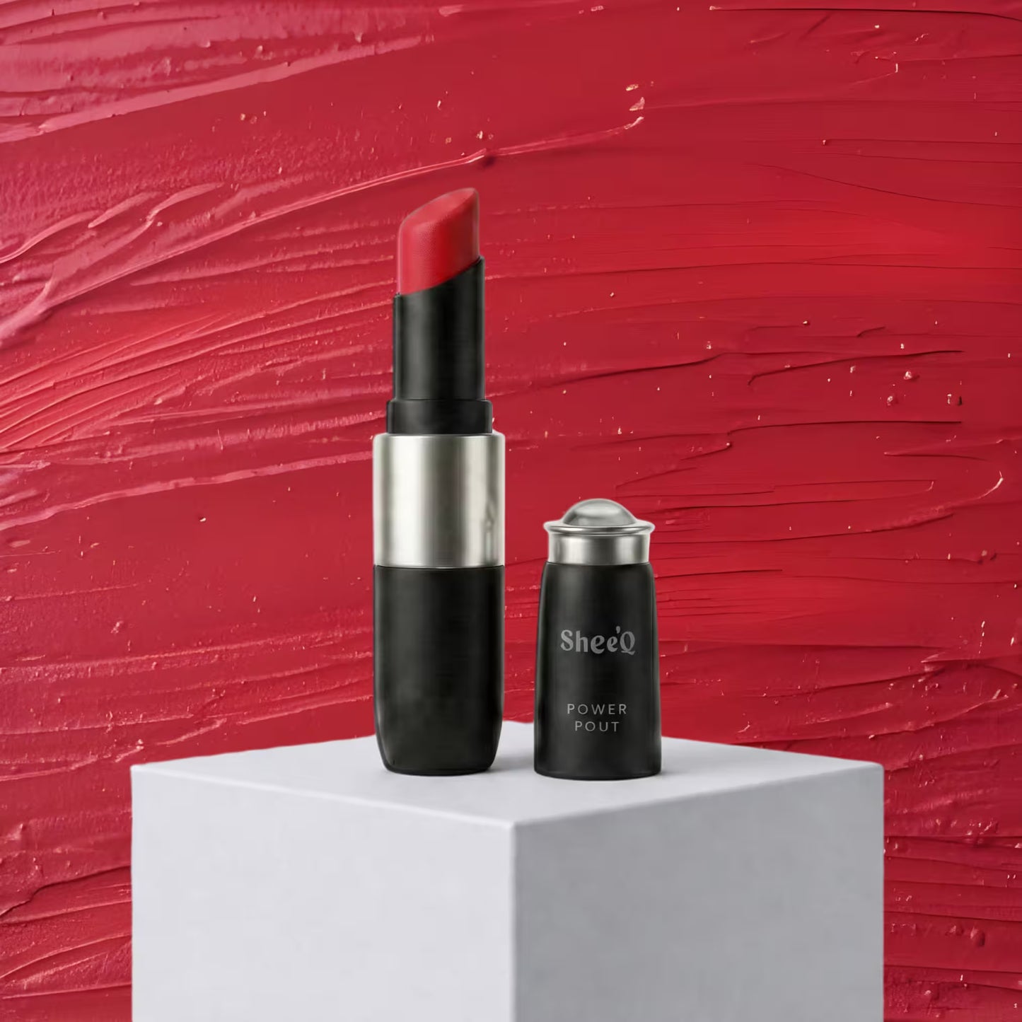 Power Pout - Creamy Matte Bullet Lipstick - Fire Red - 11