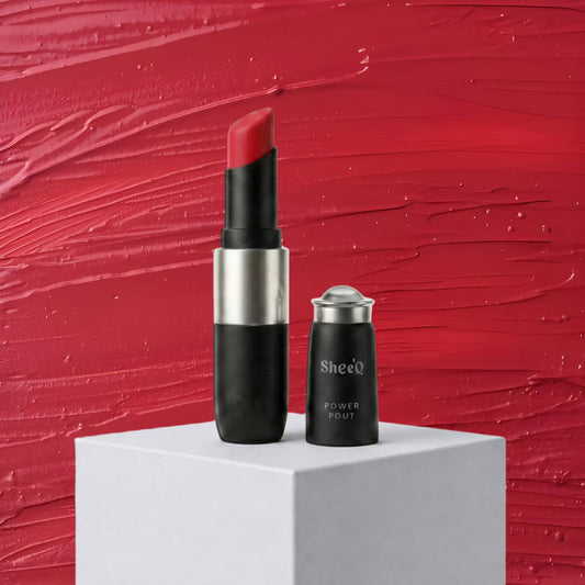 Power Pout - Creamy Matte Bullet Lipstick - Fire Red - 11